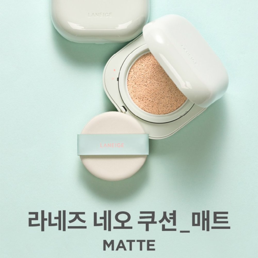 LANEIGE NEO Cushion Matte(#21N Beige:SPF 42+ PA++, 15 g) - Picture 4 of 11